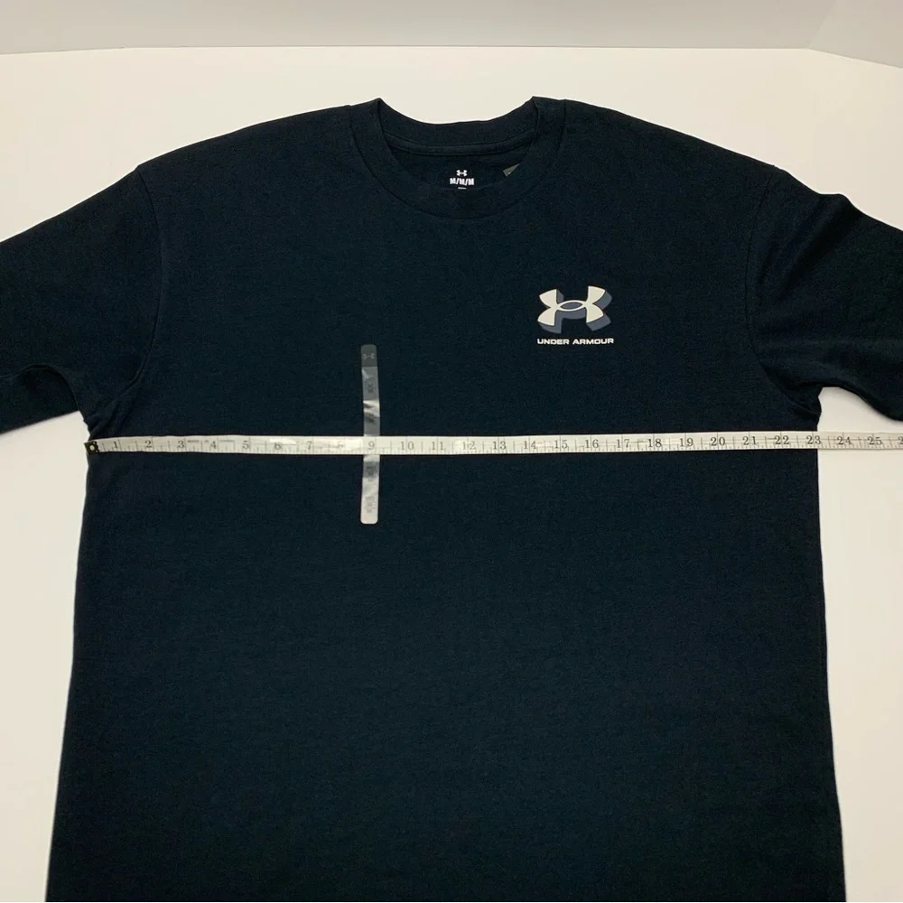 Under Armour Oversized T-Shirt Black Loose Fit Tee Mens Size Medium Brand New - Picture 6 of 8